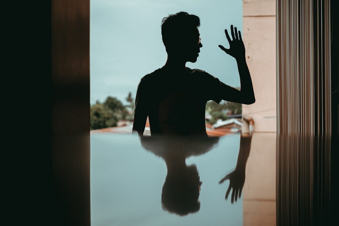 person reflecting on life