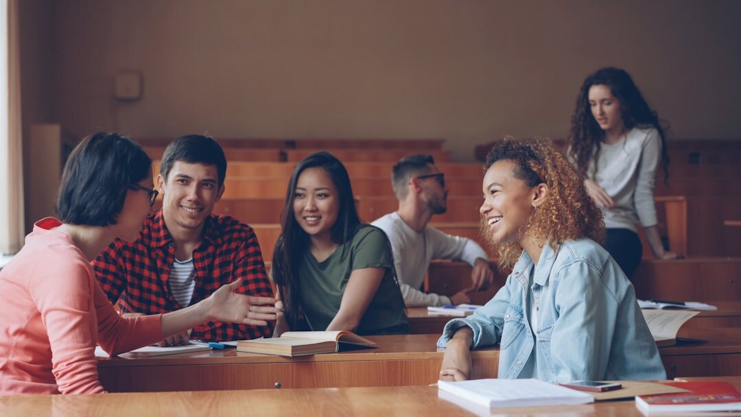 group discussion in classroom