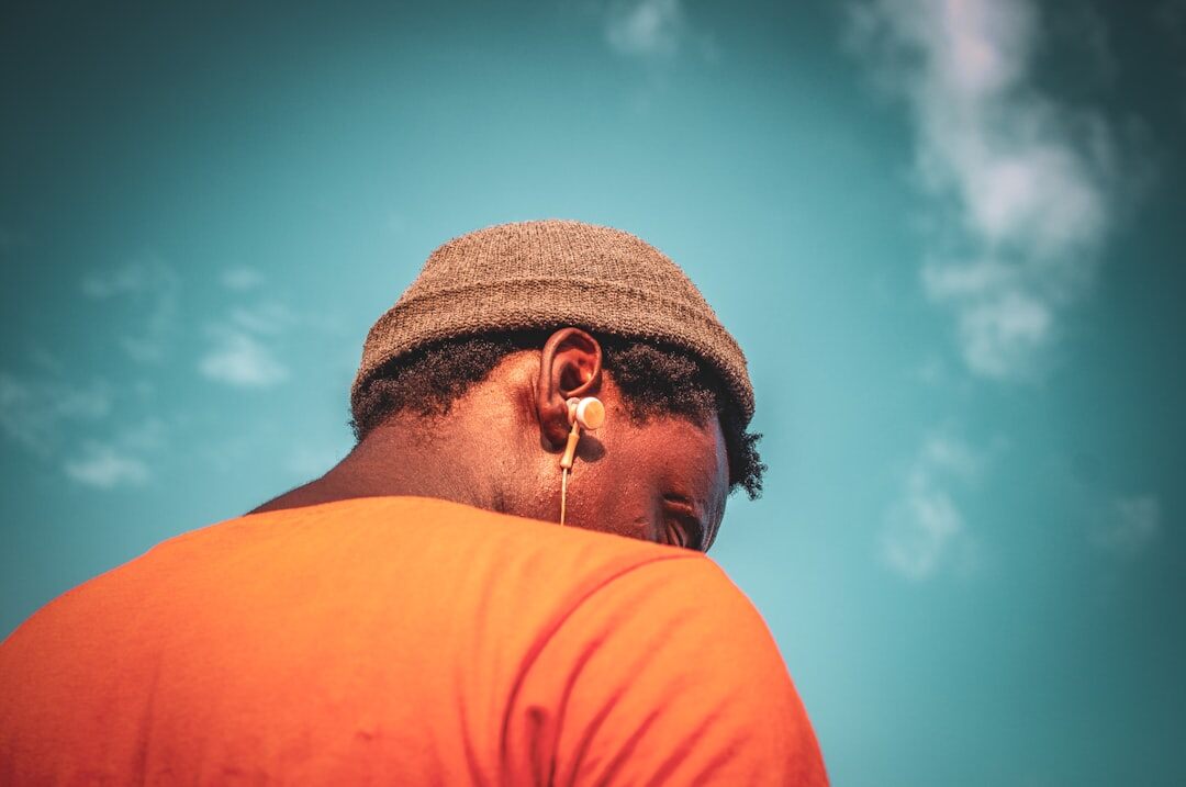 person listening attentively